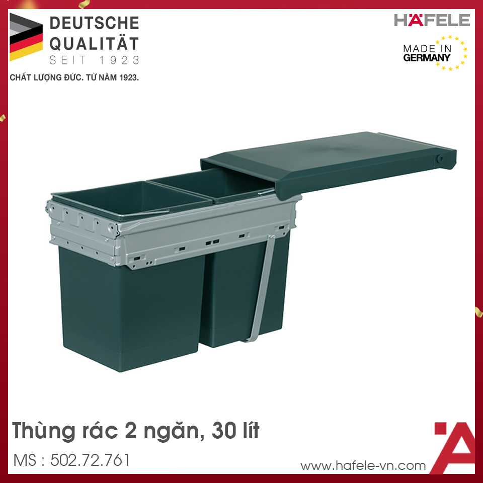 Thùng Rác 300mm Hafele 502.72.761