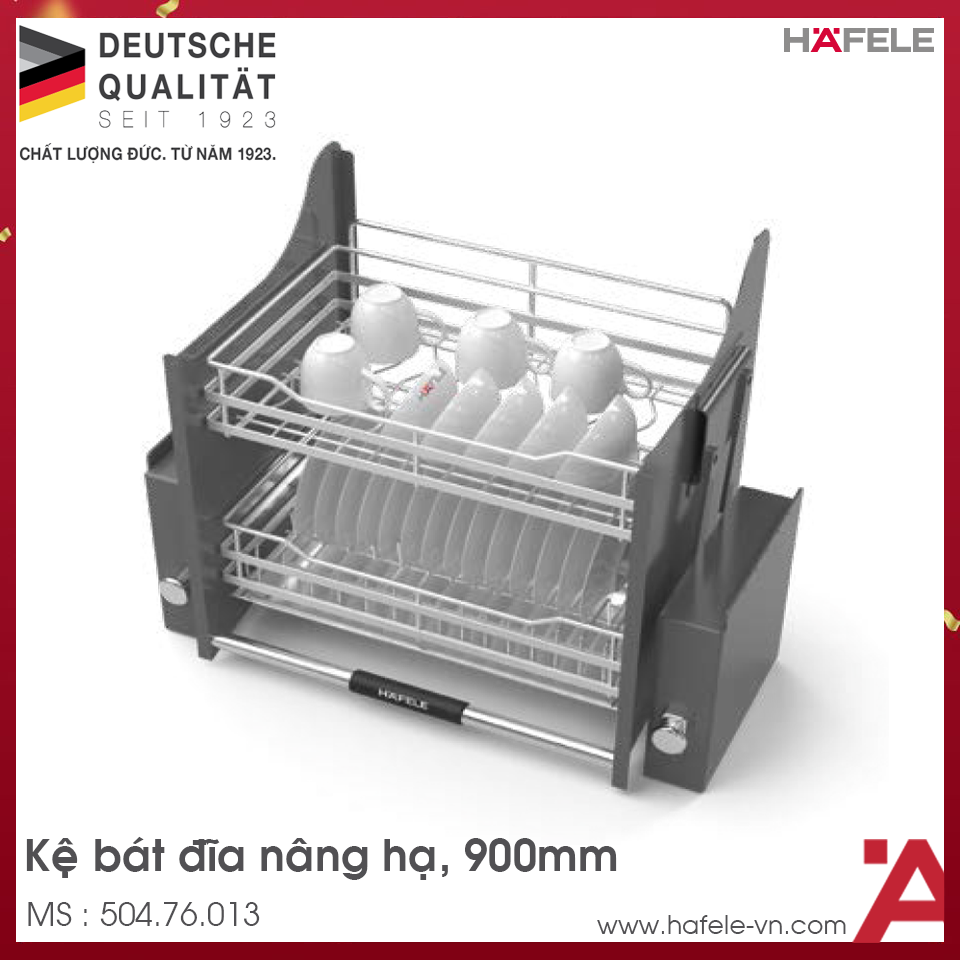 Rổ Chén Đĩa Di Động Lento 900mm Hafele 504.76.013