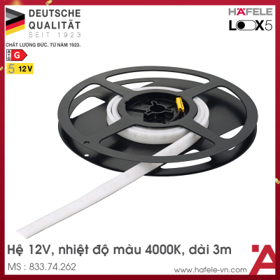Đèn Led Dây Slicon 12V Đơn Sắc Hafele 833.74.262