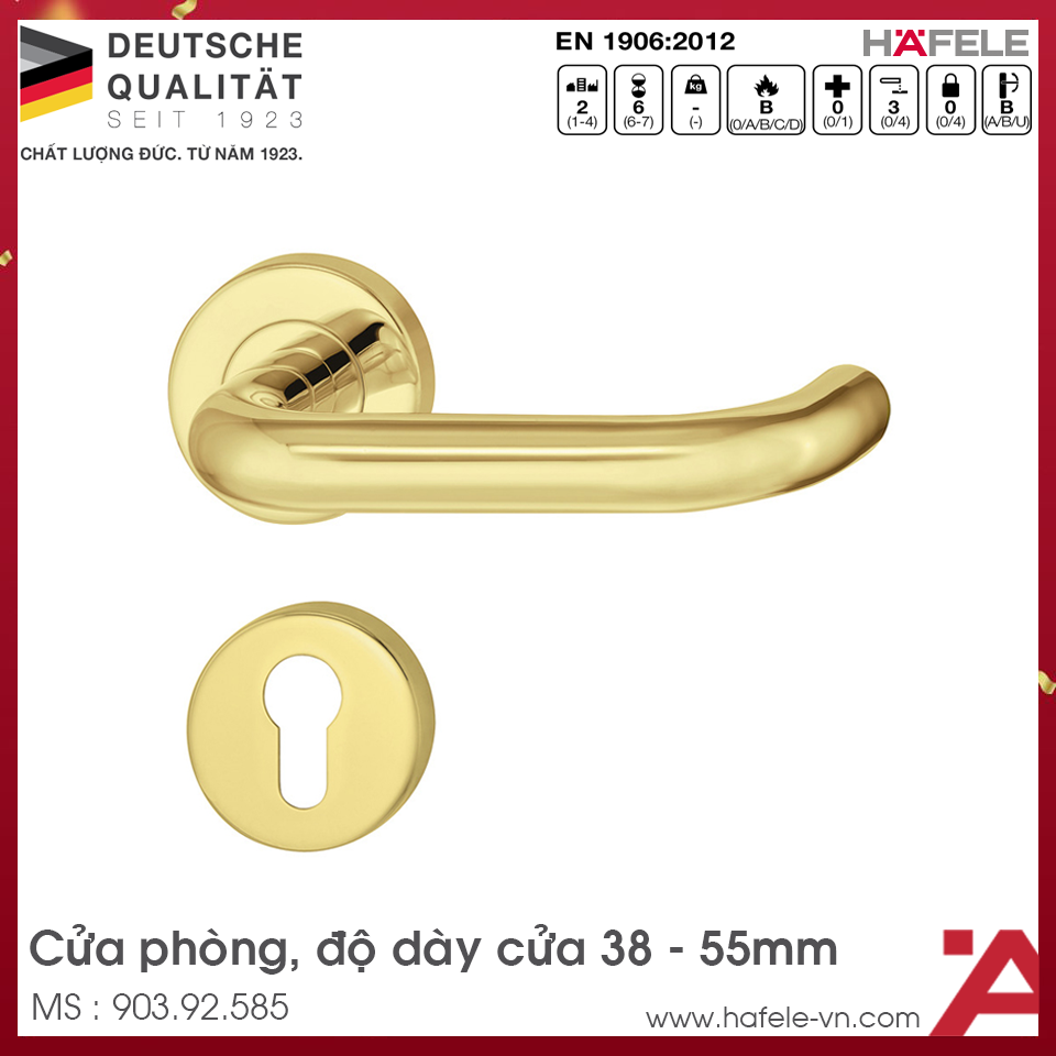 Tay Nắm Gạt Cửa Phòng Hafele 903.92.585