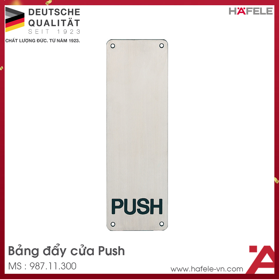 Bảng Đẩy Cửa PUSH Hafele 987.11.300
