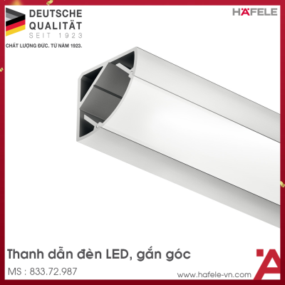 Thanh Dẫn Đèn Led Gắn Góc Hafele 833.72.987