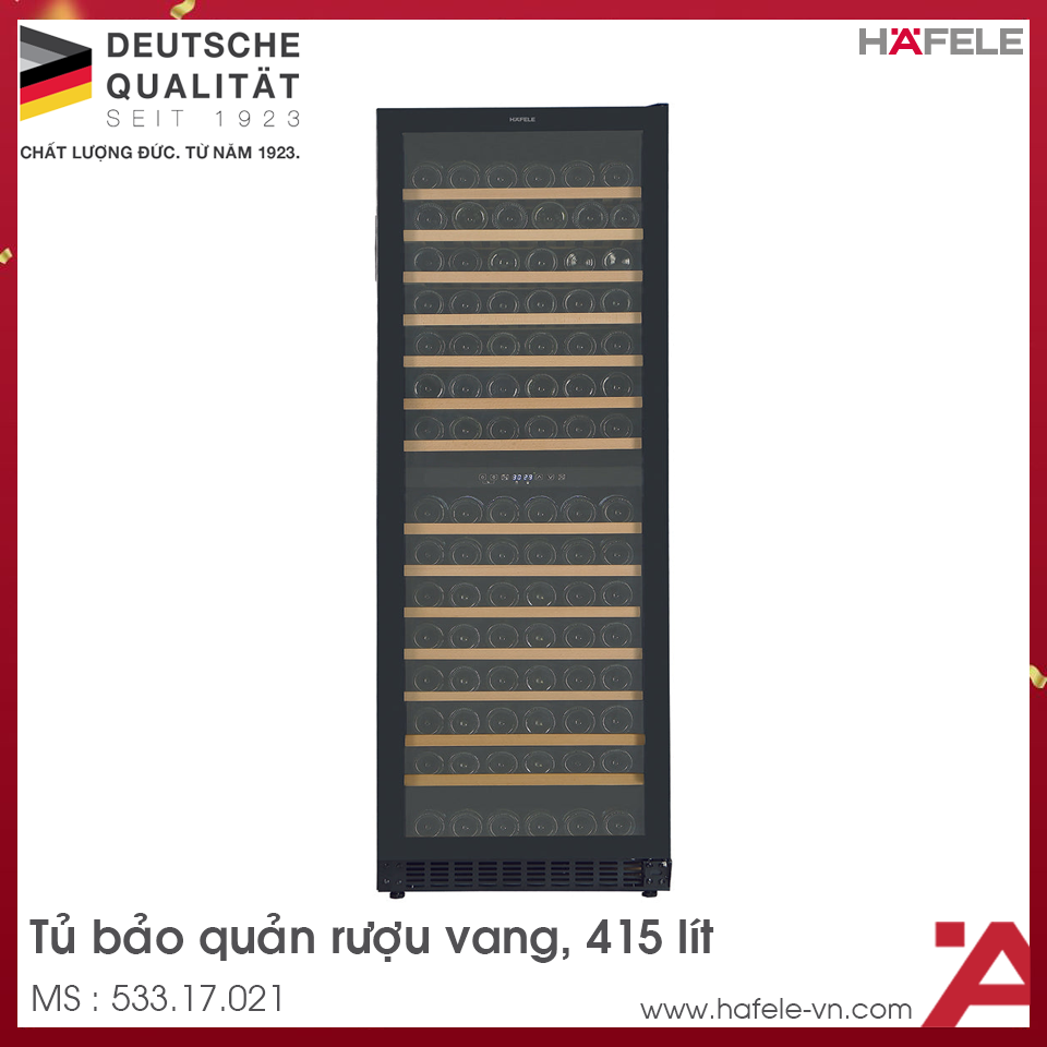 Tủ Bảo Quản Rượu Vang HW-C415FB Hafele 533.17.021