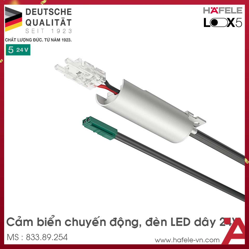 Cảm Biến Chuyển Động Cho Thanh Dẫn Đèn 24V Hafele 833.89.254