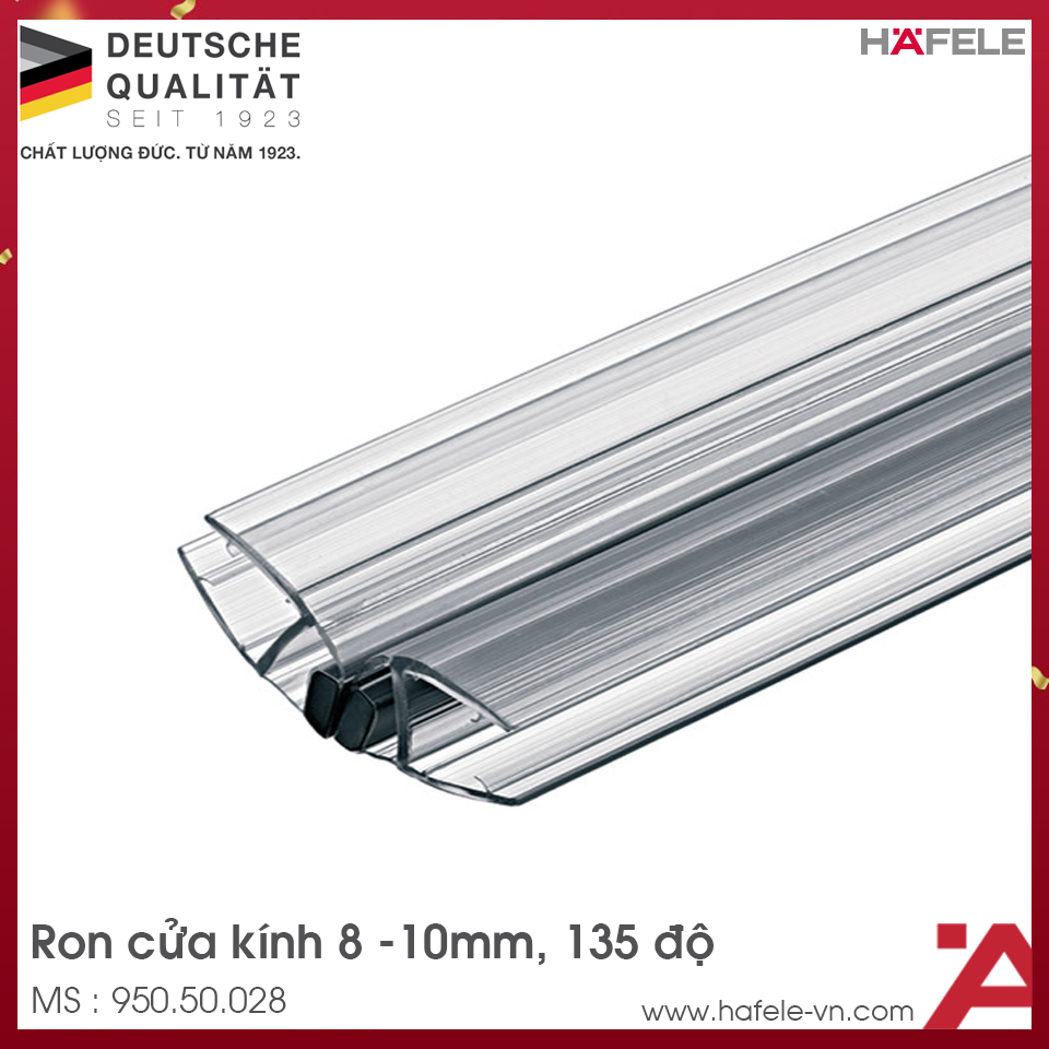 Ron Cửa Kính 8 - 10mm Nam Châm 135º Hafele 950.50.028