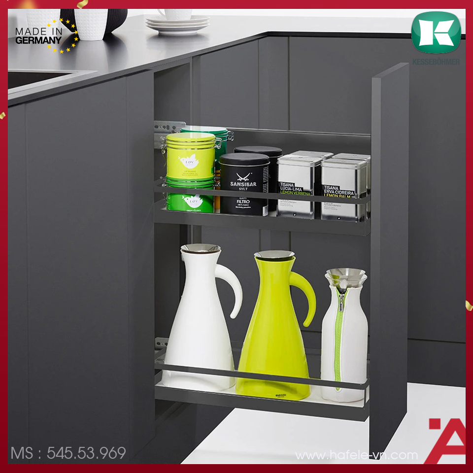 Bộ Rổ Kéo Comfort II 400mm Trái Hafele 545.53.969