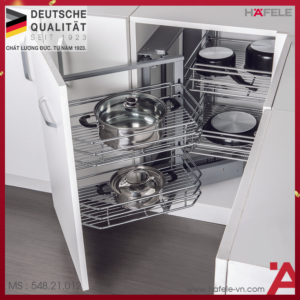 Rổ Góc Florence Series Mở Trái Hafele 548.21.012