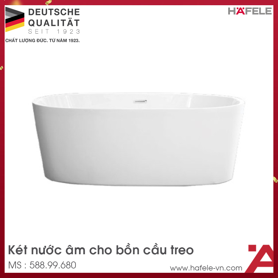 Bồn Tắm Đặt Sàn Kobe 1600 Hafele 588.99.680