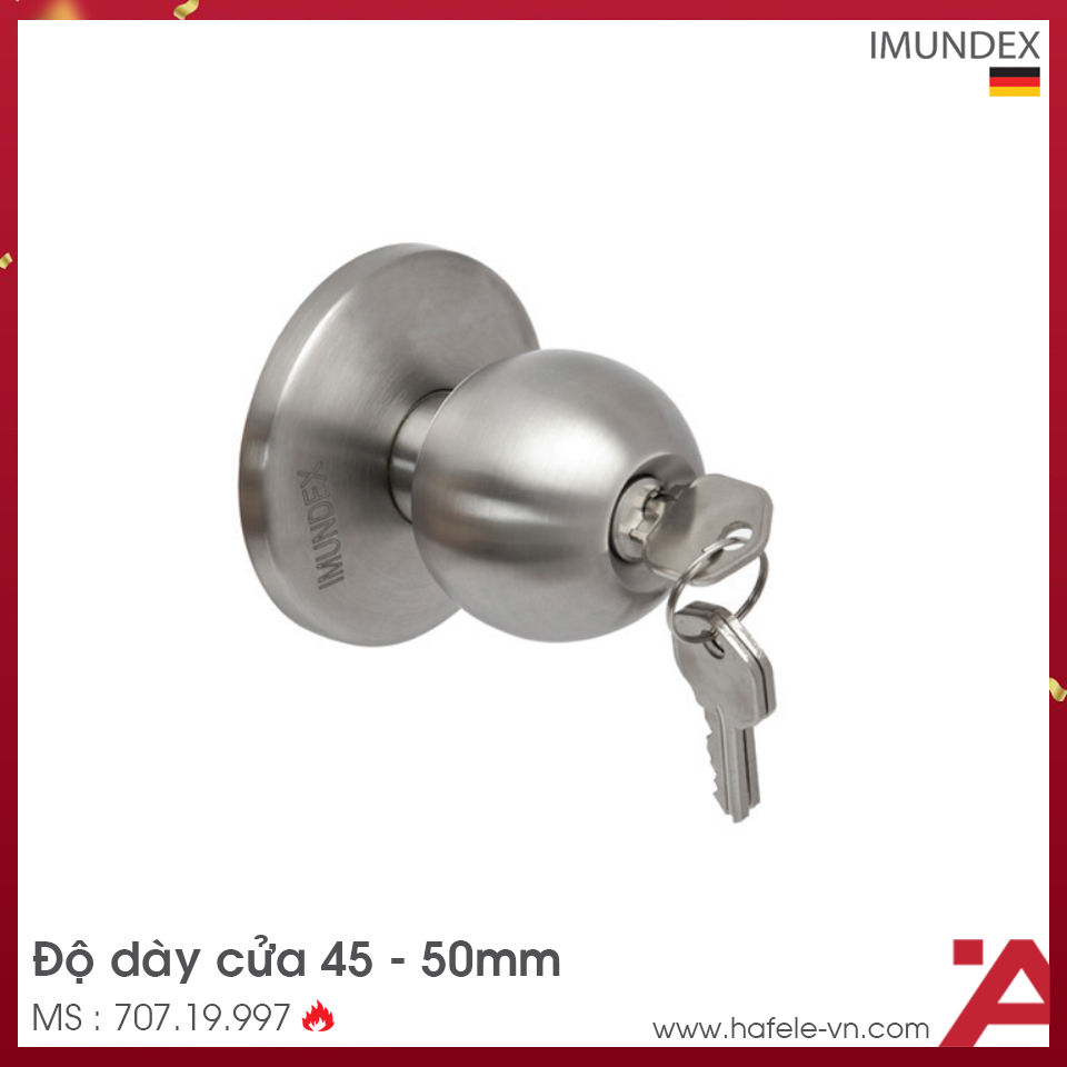 Tay Nắm Tròn Cửa Thoát Hiểm Imundex 707.19.997