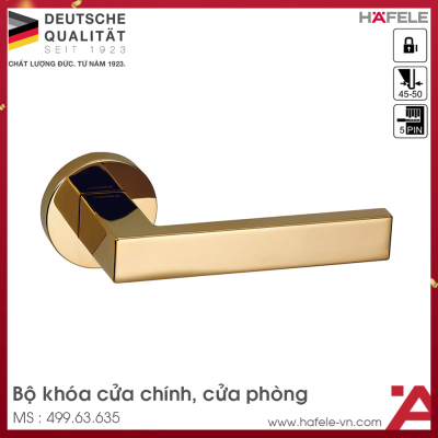 Bộ Khóa Tay Nắm Cửa DIY Set E Hafele 499.63.635