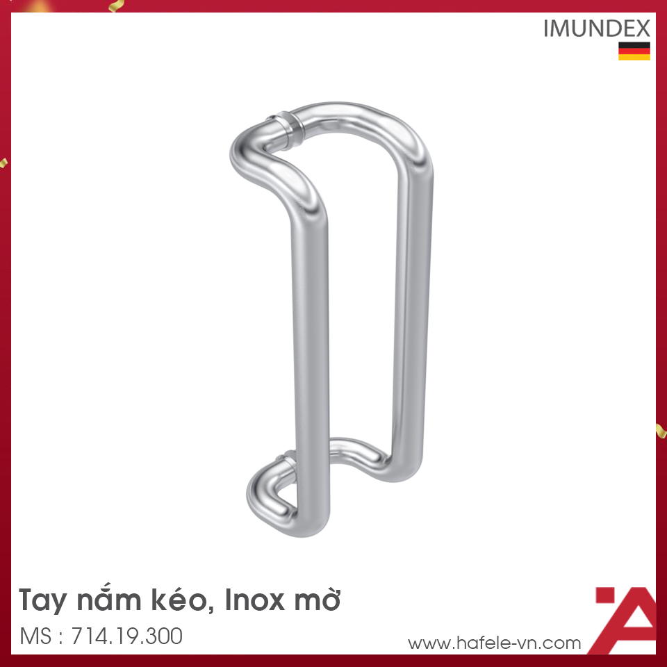 Tay Nắm Kéo C/C448mm Inox Mờ Imundex 714.19.300