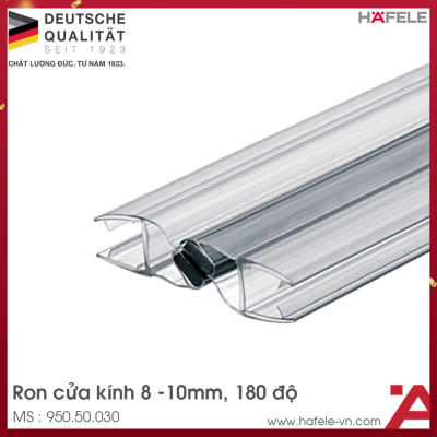 Ron Cửa Kính 8 - 10mm Nam Châm 180º Hafele 950.50.030