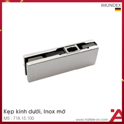 Kẹp Kính Dưới Inox Mờ Imundex 718.15.100