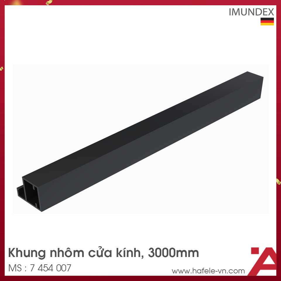 Khung Nhôm Cửa Kính Imundex 7 454 007