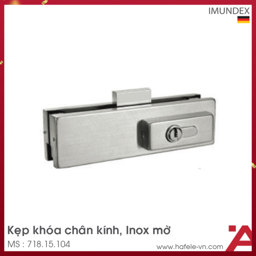 Kẹp Khóa Chân Kính Inox Mờ Imundex 718.15.104