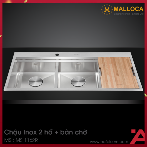 Chậu Rửa Chén Inox Malloca MS 1162R