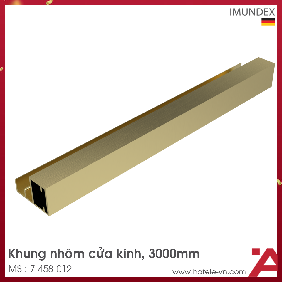 Khung Nhôm Cửa Kính Imundex 7 458 012