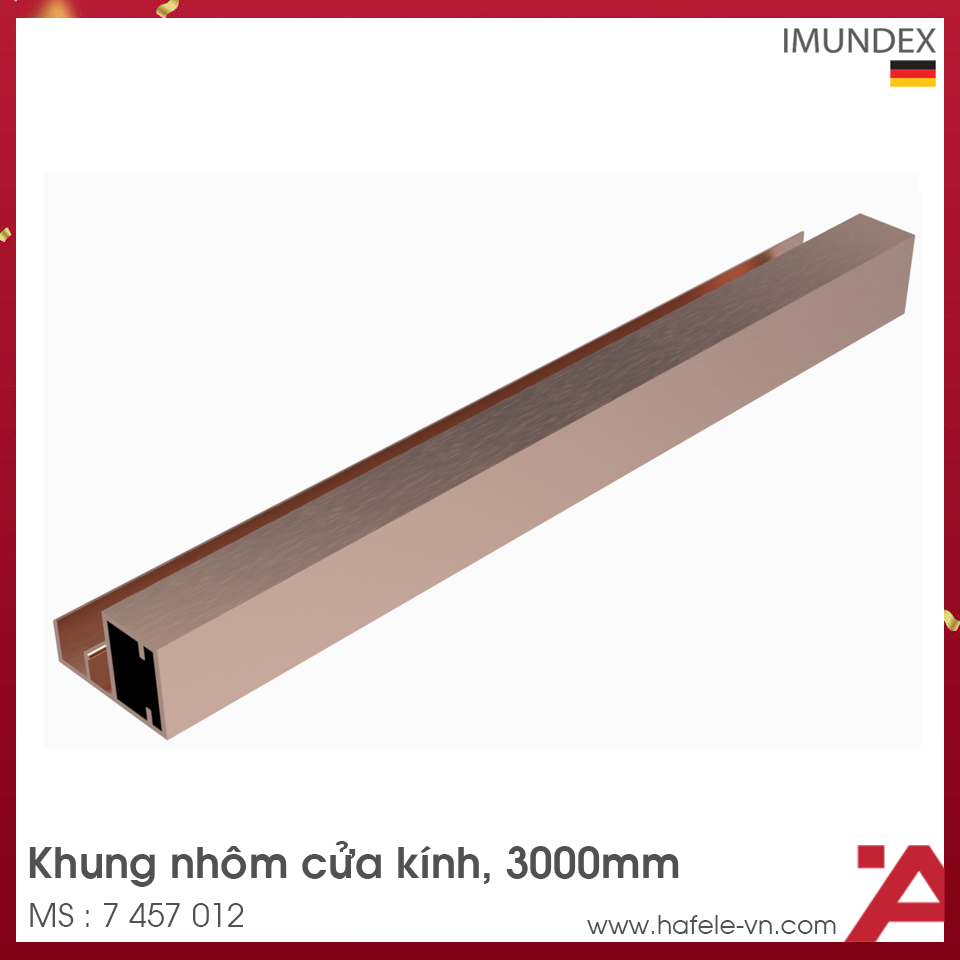 Khung Nhôm Cửa Kính Imundex 7 457 012