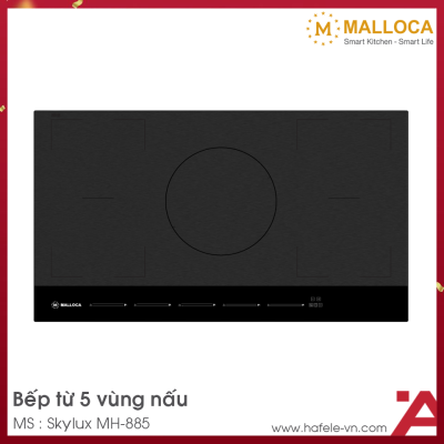 Bếp Từ Âm 5 Vùng Nấu Malloca Skylux MH-885