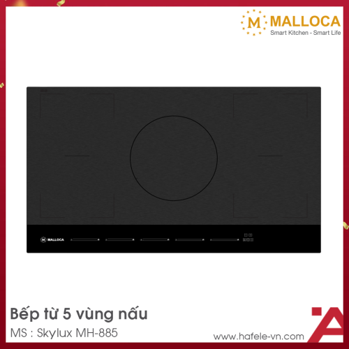 Bếp Từ Âm 5 Vùng Nấu Malloca Skylux MH-885