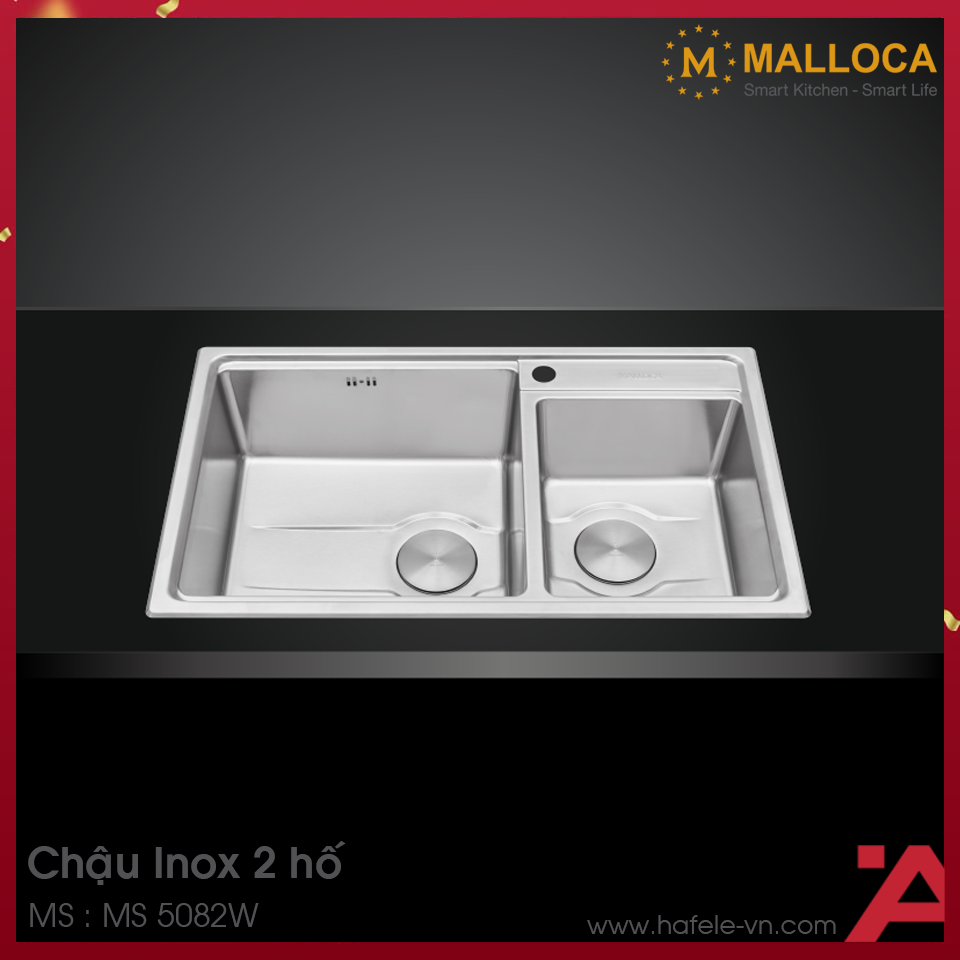Chậu Rửa Chén Inox Malloca MS 5082W