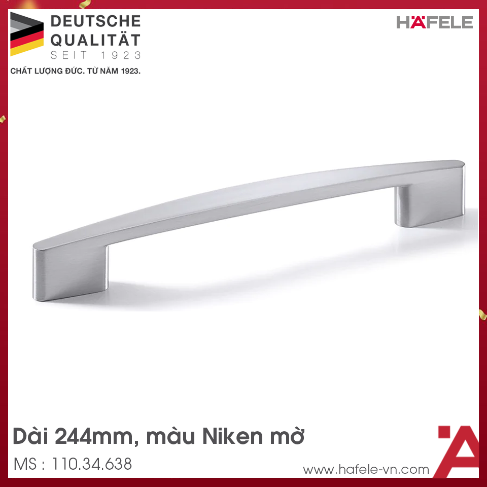 Tay Nắm Tủ 244mm H1350 Hafele 110.34.638
