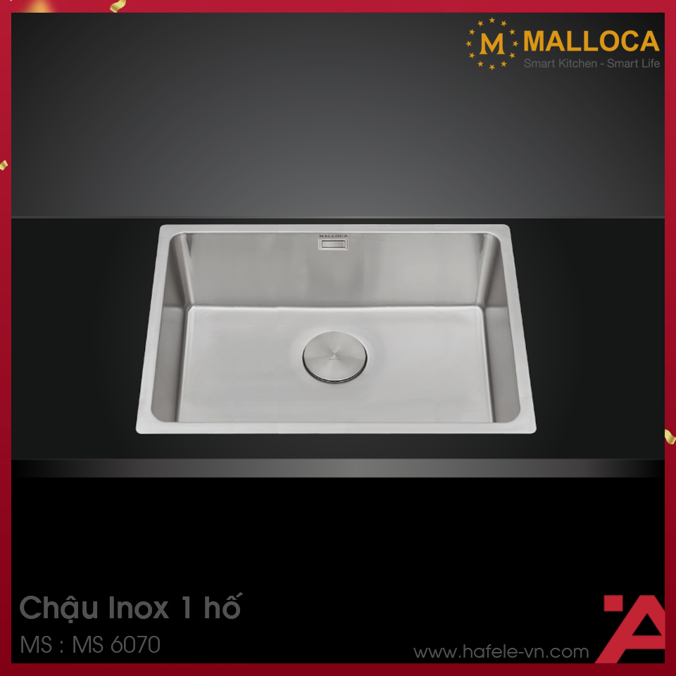 Chậu Rửa Chén Inox Malloca MS 6070
