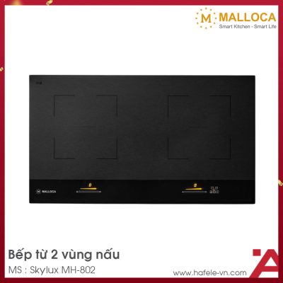 Bếp Từ Âm 2 Vùng Nấu Malloca Skylux MH-802