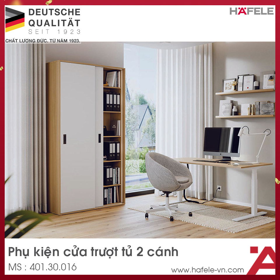 Phụ Kiện Cửa Trượt Tủ Slido F-Line18 50A Hafele 401.30.016