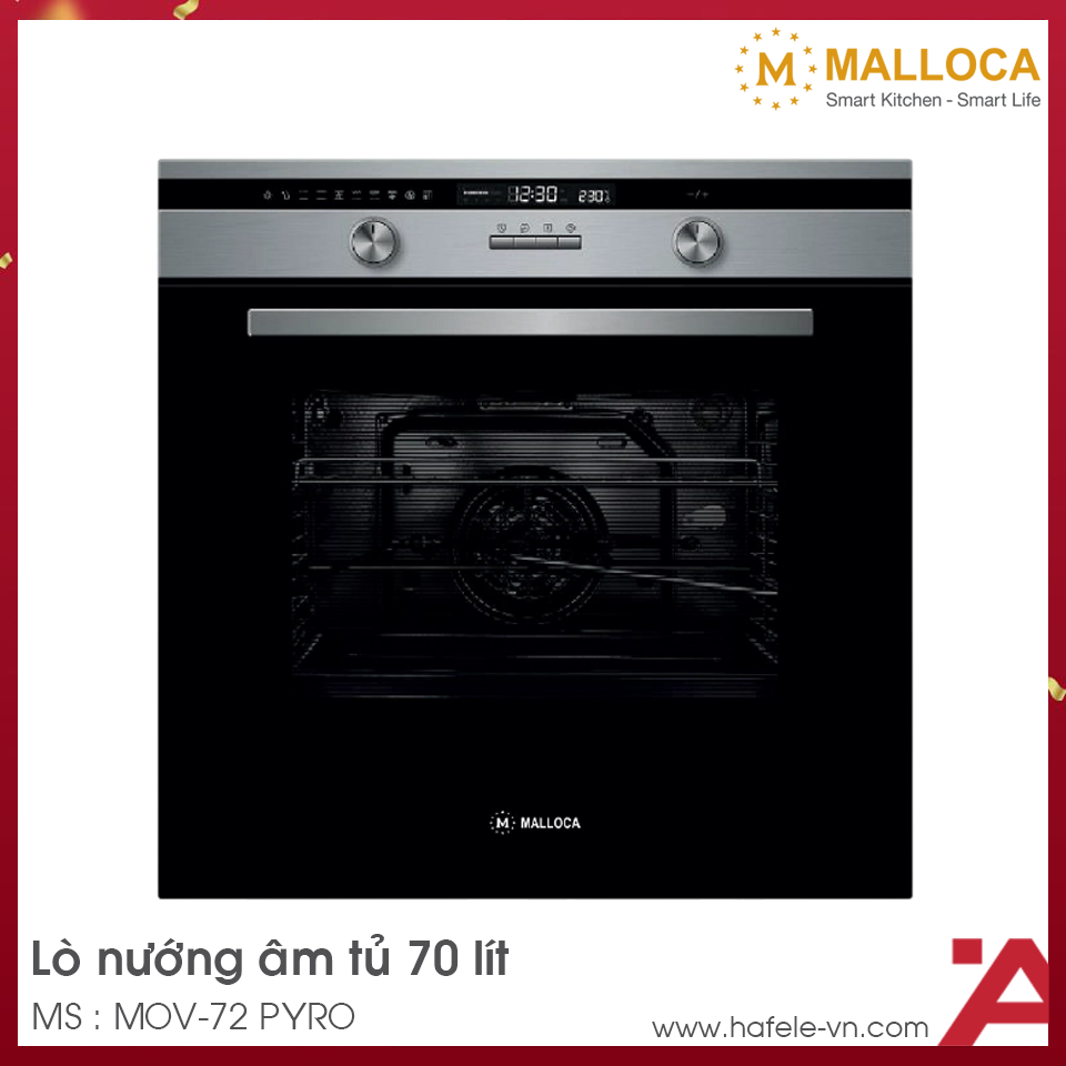 Lò Nướng Âm Tủ Malloca MOV-72 PYRO