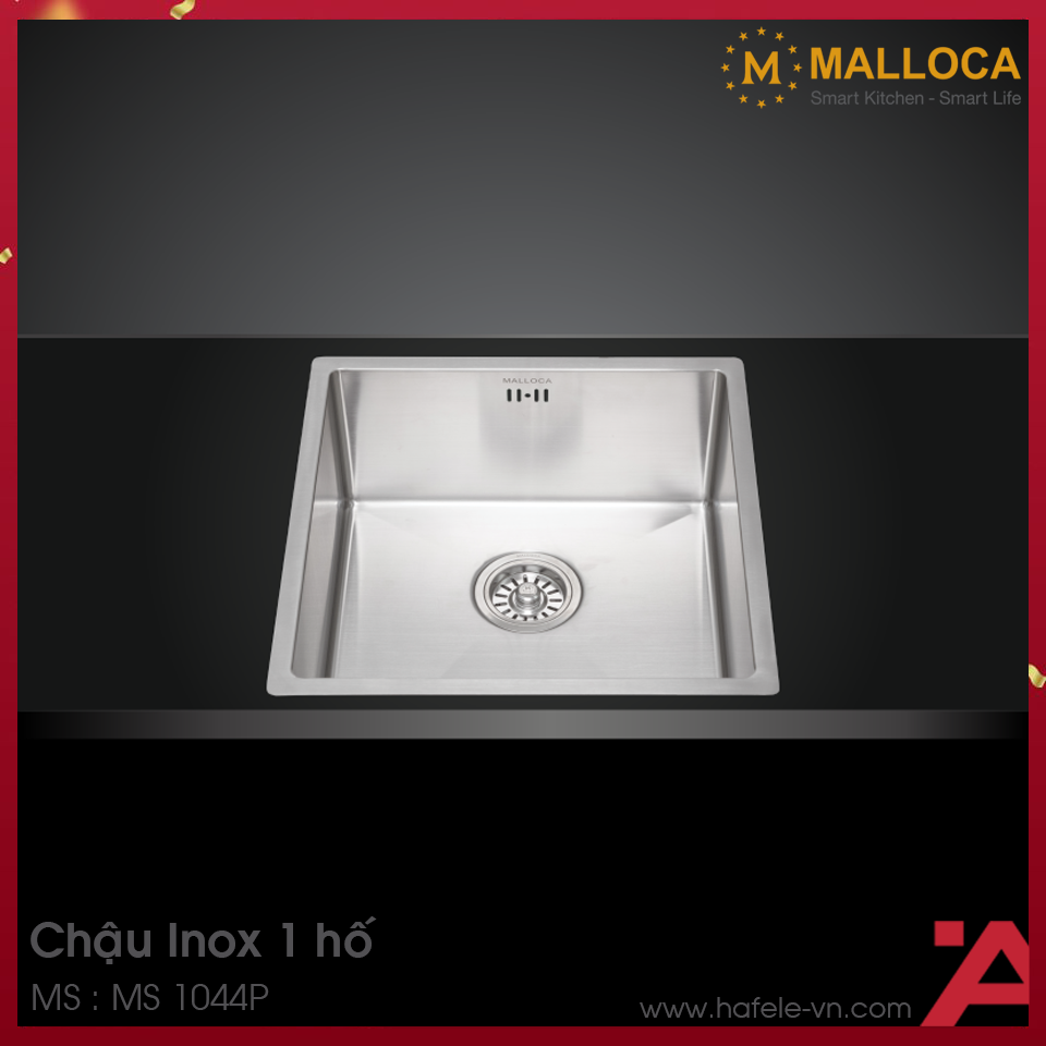 Chậu Rửa Chén Inox Malloca MS 1044P