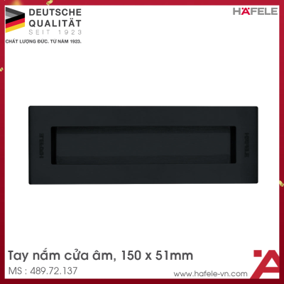 Tay Nắm Cửa Âm Hafele 489.72.137