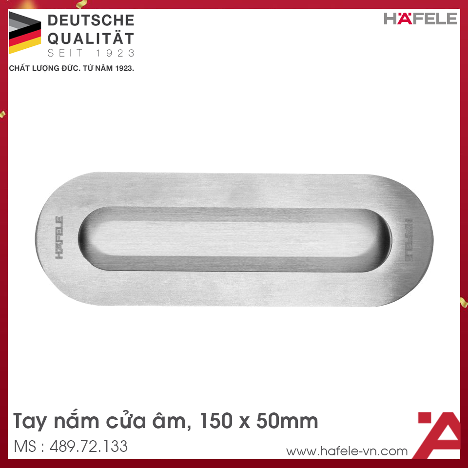 Tay Nắm Cửa Âm Hafele 489.72.133