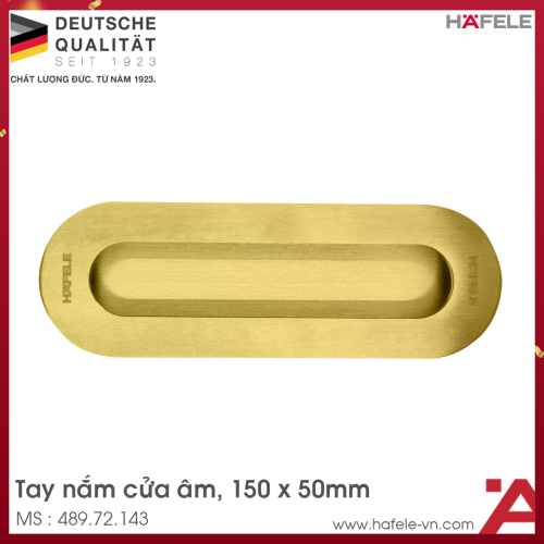 Tay Nắm Cửa Âm Hafele 489.72.143