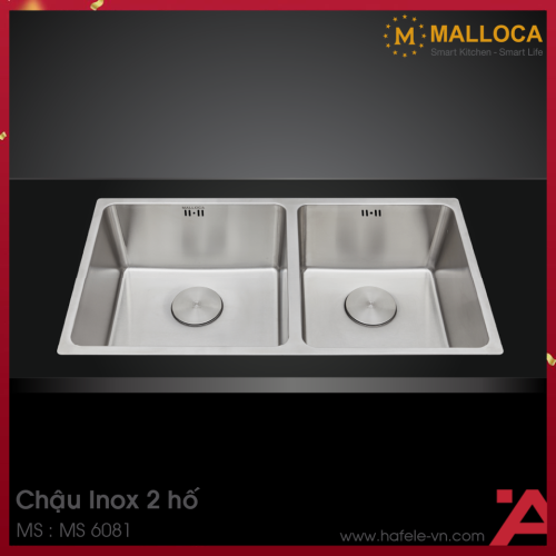 Chậu Rửa Chén Inox Malloca MS 6081