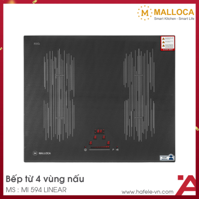 Bếp Từ Âm 4 Vùng Nấu Malloca MI 594 LINEAR