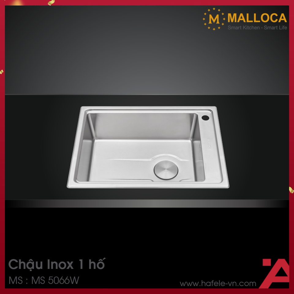 Chậu Rửa Chén Inox Malloca MS 5066W