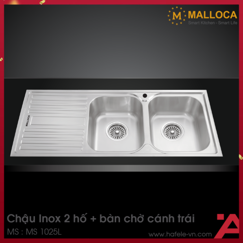 Chậu Rửa Chén Inox Malloca MS 1025L