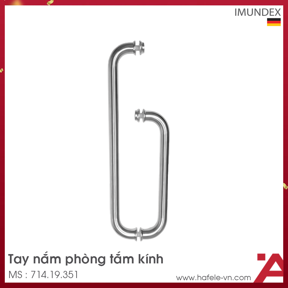 Tay Nắm Cabin Phòng Tắm Kính Imundex 714.19.351