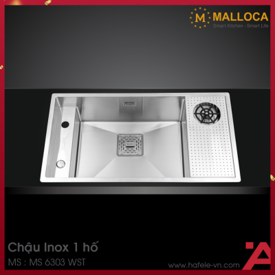 Chậu Rửa Chén Inox Malloca MS 6303 WST