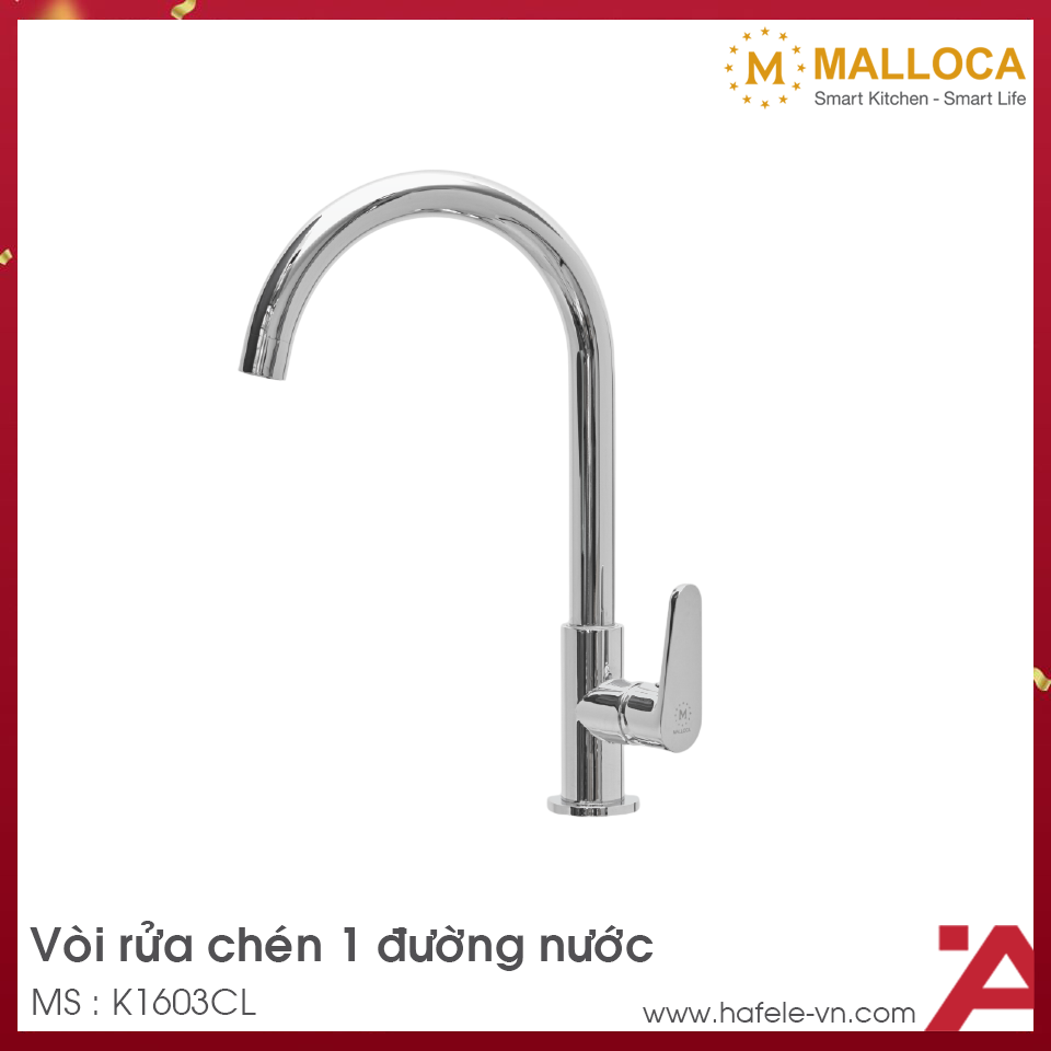Vòi Rửa Chén Malloca K1603CL
