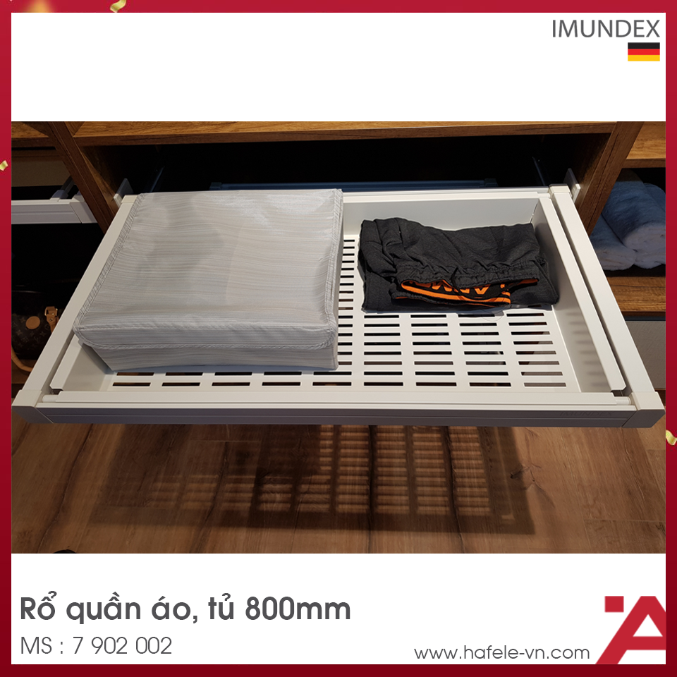 Rổ Kéo Đựng Quần Áo 800mm Imundex 7 902 002