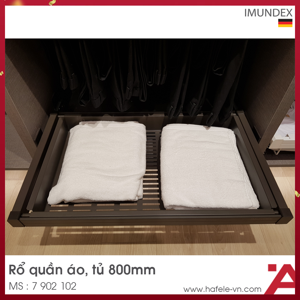Rổ Kéo Đựng Quần Áo 800mm Imundex 7 902 102