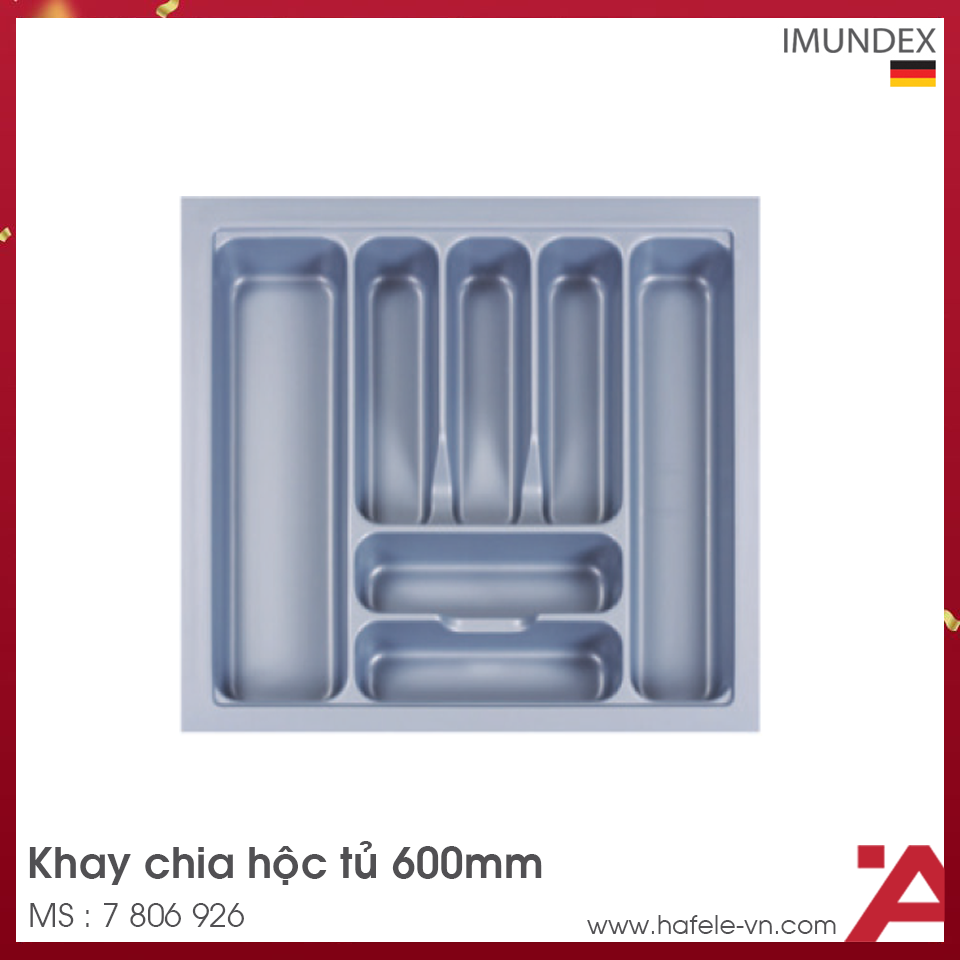 Khay Chia Hộc Tủ 600mm Imundex 7 806 926