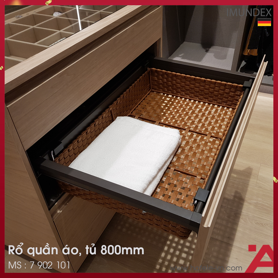 Rổ Kéo Đựng Quần Áo 800mm Imundex 7 902 101