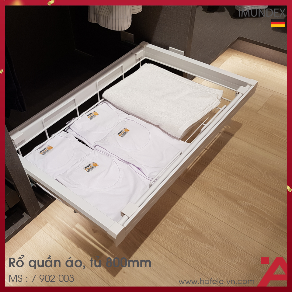 Rổ Kéo Đựng Quần Áo 800mm Imundex 7 902 003