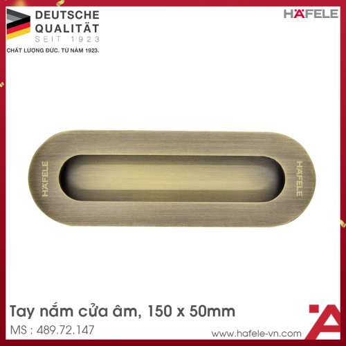 Tay Nắm Cửa Âm Hafele 489.72.147