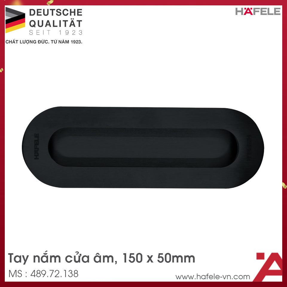 Tay Nắm Cửa Âm Hafele 489.72.138