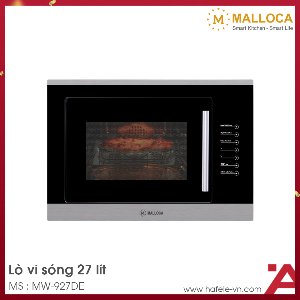 Lò Vi Sóng Âm Tủ Malloca MW-927DE