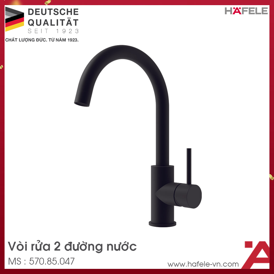 Vòi Rửa Chén Bát Inox HT25-SH1F220 Hafele 570.85.047